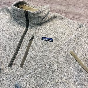 Men's Slate Grey PATAGONIA Better Sweater 1/4-Zip  Up